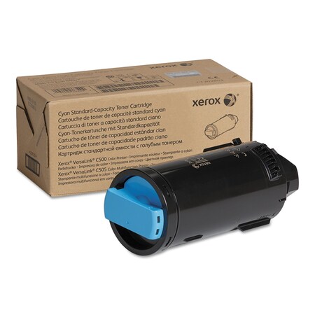 Xerox Toner, 2,400 Page-Yield, Cyan 106R03859